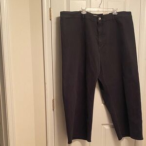 Universal Thread Black High-Rise Wide-Leg Ankle Jeans…size 28